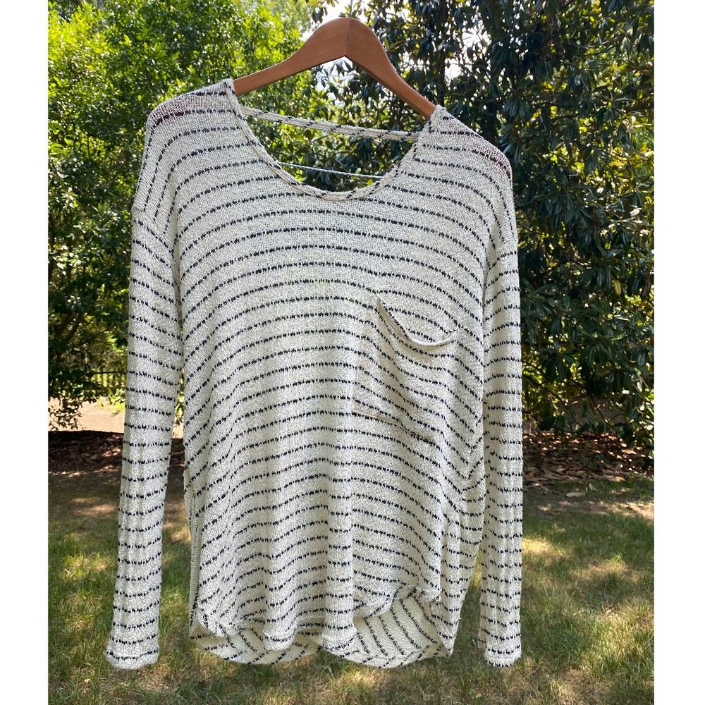 Free People Draped back long sleeve